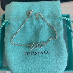 Tiffany&Co. love bracelet in sterling silver